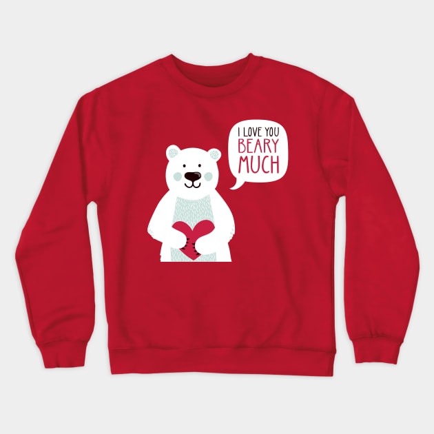 Teddy Bear Crewneck Sweatshirt by Clown